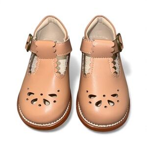 NWOT Felix & Flora Toddler Girl Mary Jane Dress Shoes, Nude (5 Toddler)